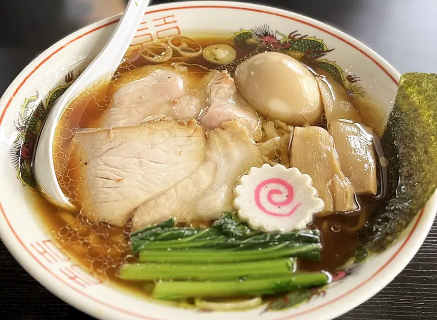 中華そば 半熟煮玉子のせ