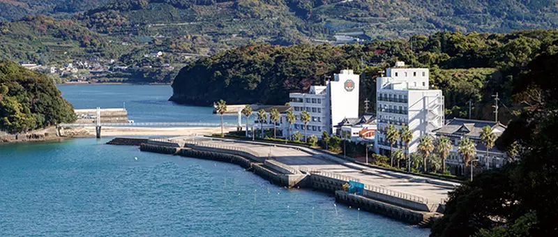 湯の児温泉 海と夕やけ