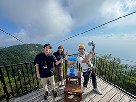 天空ジップライン白嶽